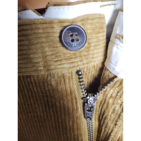 Snover Men’s Tan Corduroy Chino Pants Straight Leg Stretch Casual NWT - Picture 9 of 10